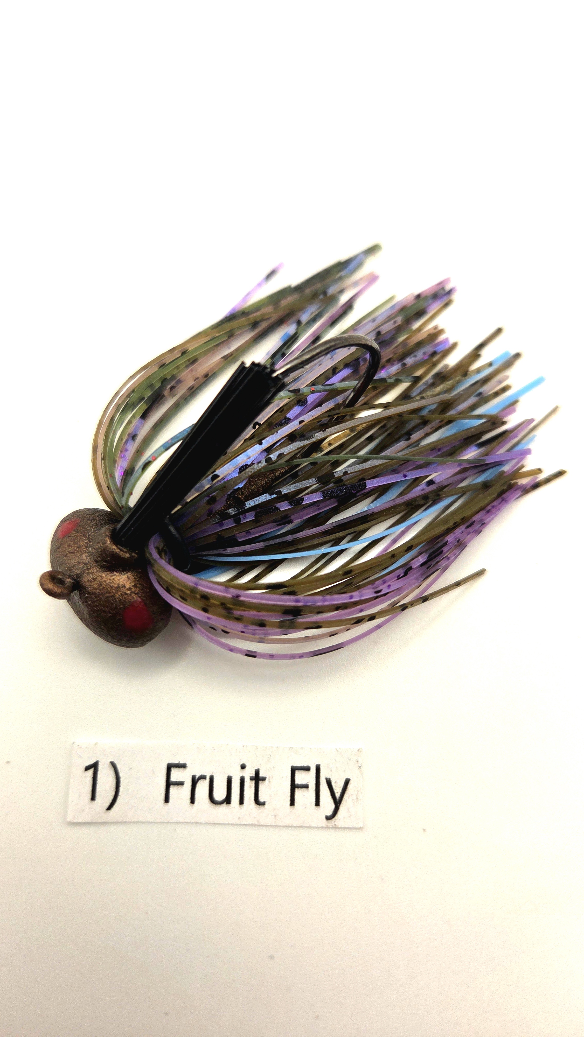 1/2 PeeWee Football HD jig in Fruit Fly